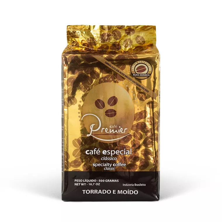 Café Premier Especial 500g em Pó à Vácuo – 100% Arábica, Torra Média