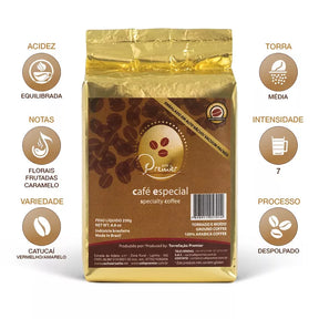 Café Premier Especial 250g em Pó à Vácuo – 100% Arábica, Torra Média